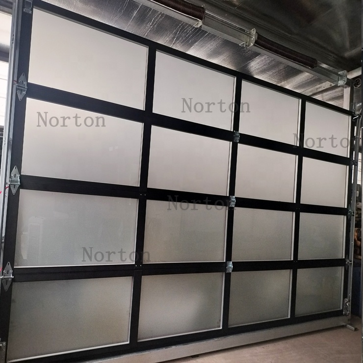 Porta de vidro com visão completa