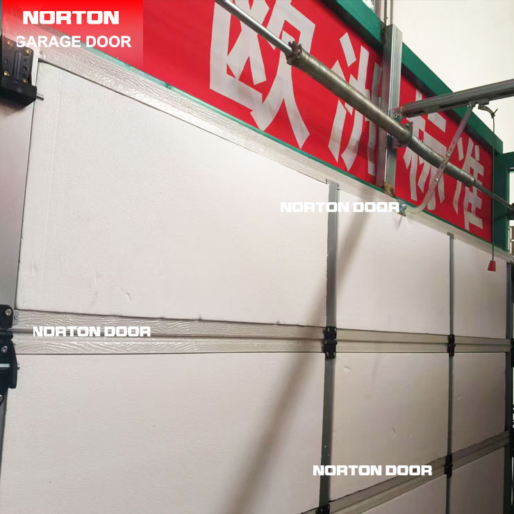 Painel de porta de garagem para a aço de uma camada única