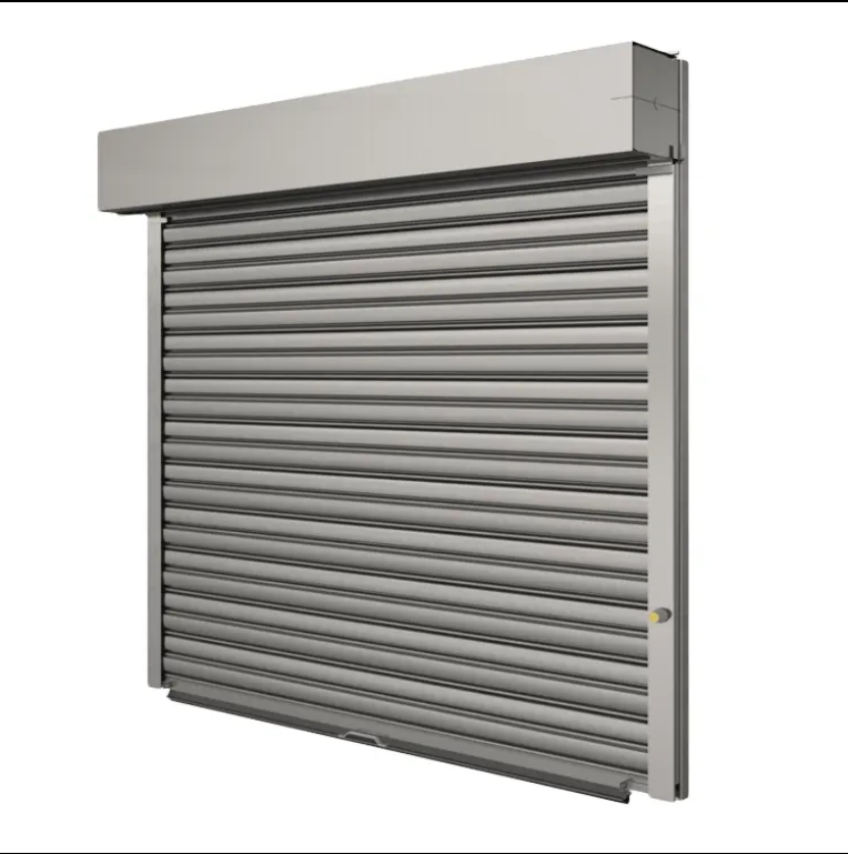 Portas de persianas de rolos de aço inoxidável para anti-roubo